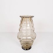 Art Deco Ensemble / Swedish Grace of 4 Glass Containers by Simon Gate Orrefors Sweden 1920s