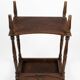 Crossbow Side Table in Louis-Philippe Style – Blonde Walnut, 19th Century