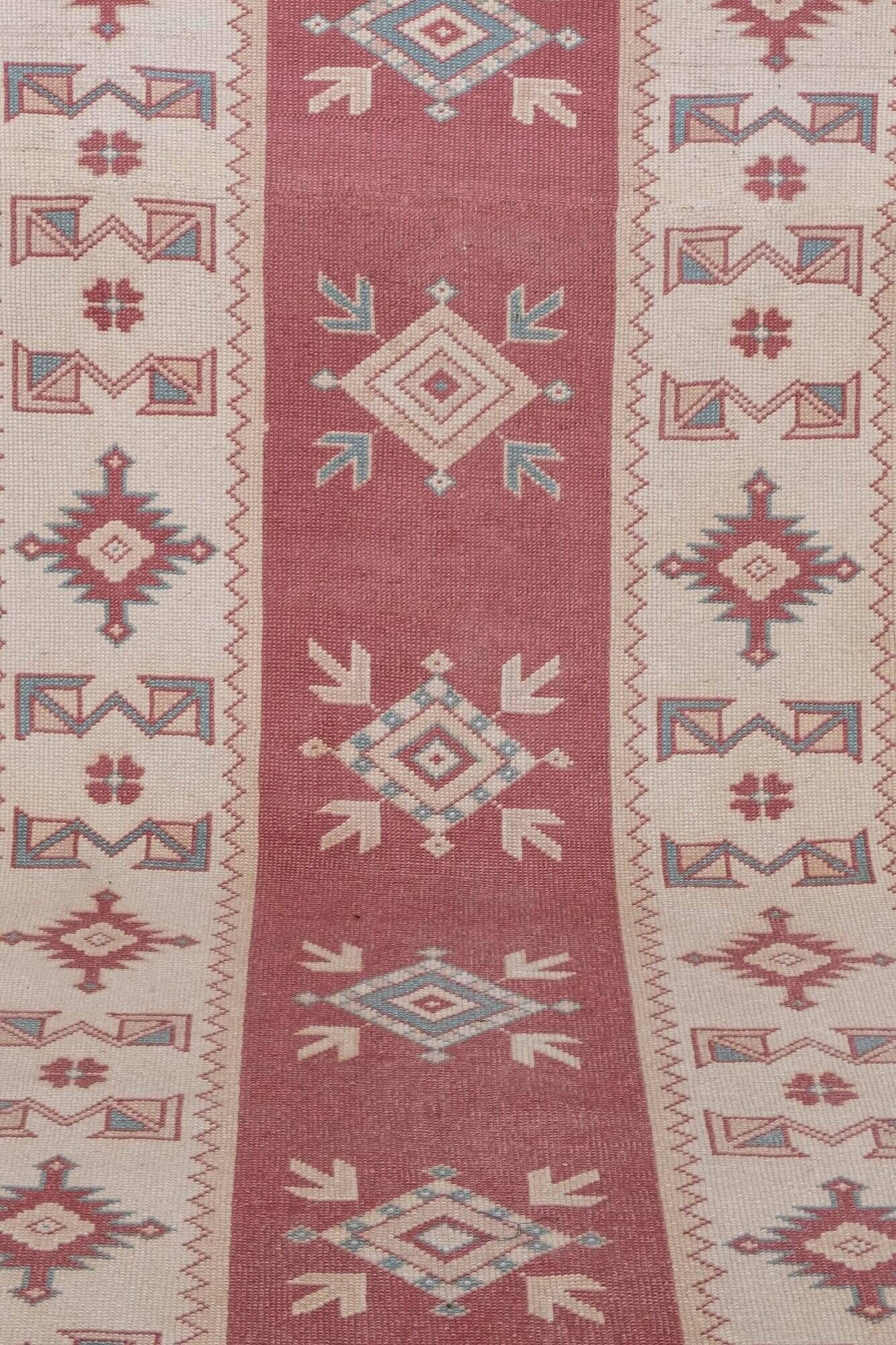 Vintage Turkish hallway rug 81x500 cm