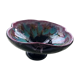 Flamed enamelled ceramic candle holder
