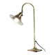 Table lamp in brass designed by Börje Claes for Norlett Elit. Approximately 1960s, Sweden.
