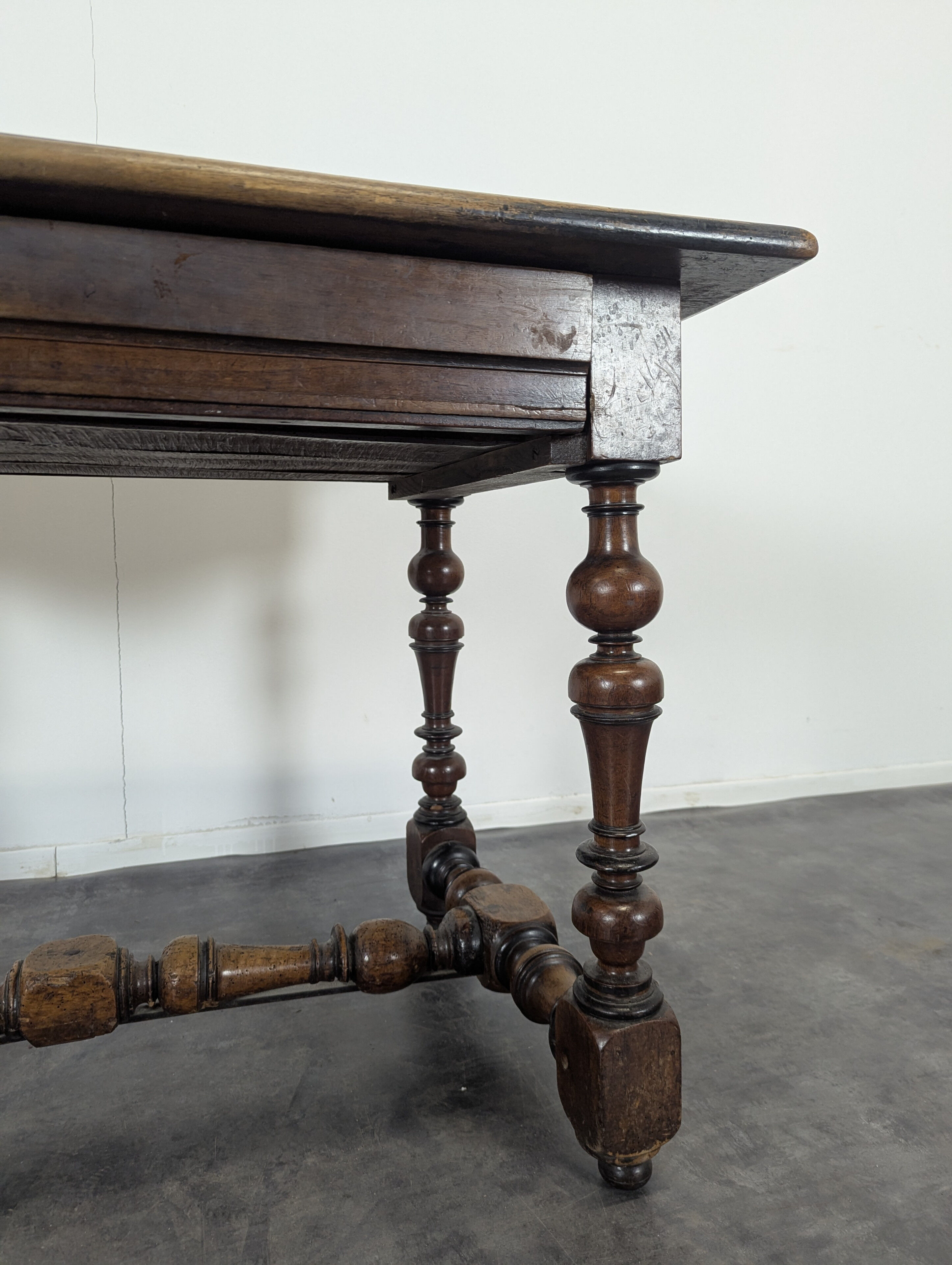 Louis XIII period walnut table