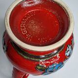 Vintage vase Bay Keramik (West Germany), décor "Napoli", 20 cm