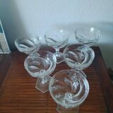 Coupes à champagne en cristal