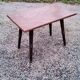 Coffee table of the 60s brutalist compass feet stamped M.G