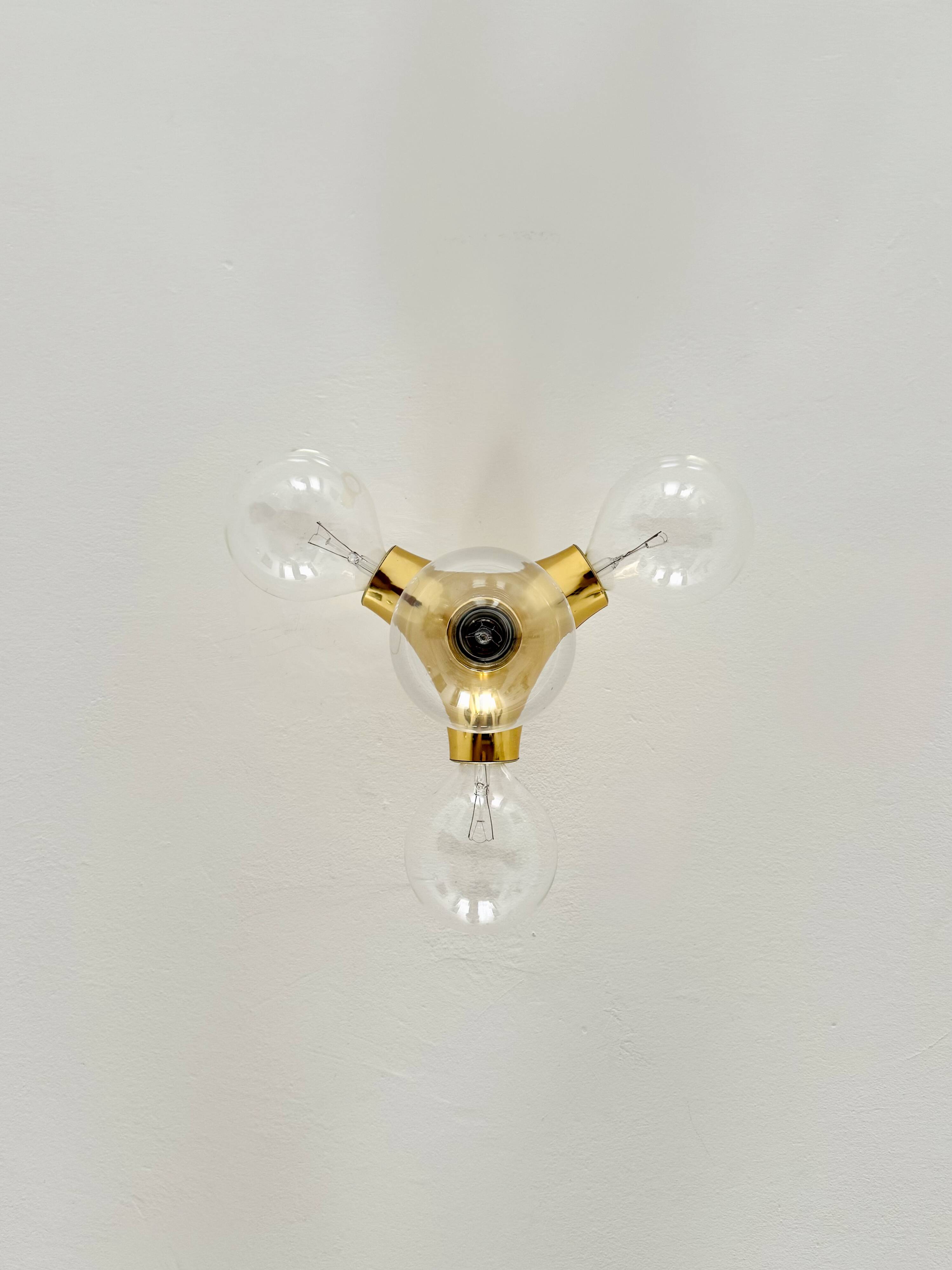 1 des 2 lampes encastrées Sputnik Gemini par Gebrüder Cosack