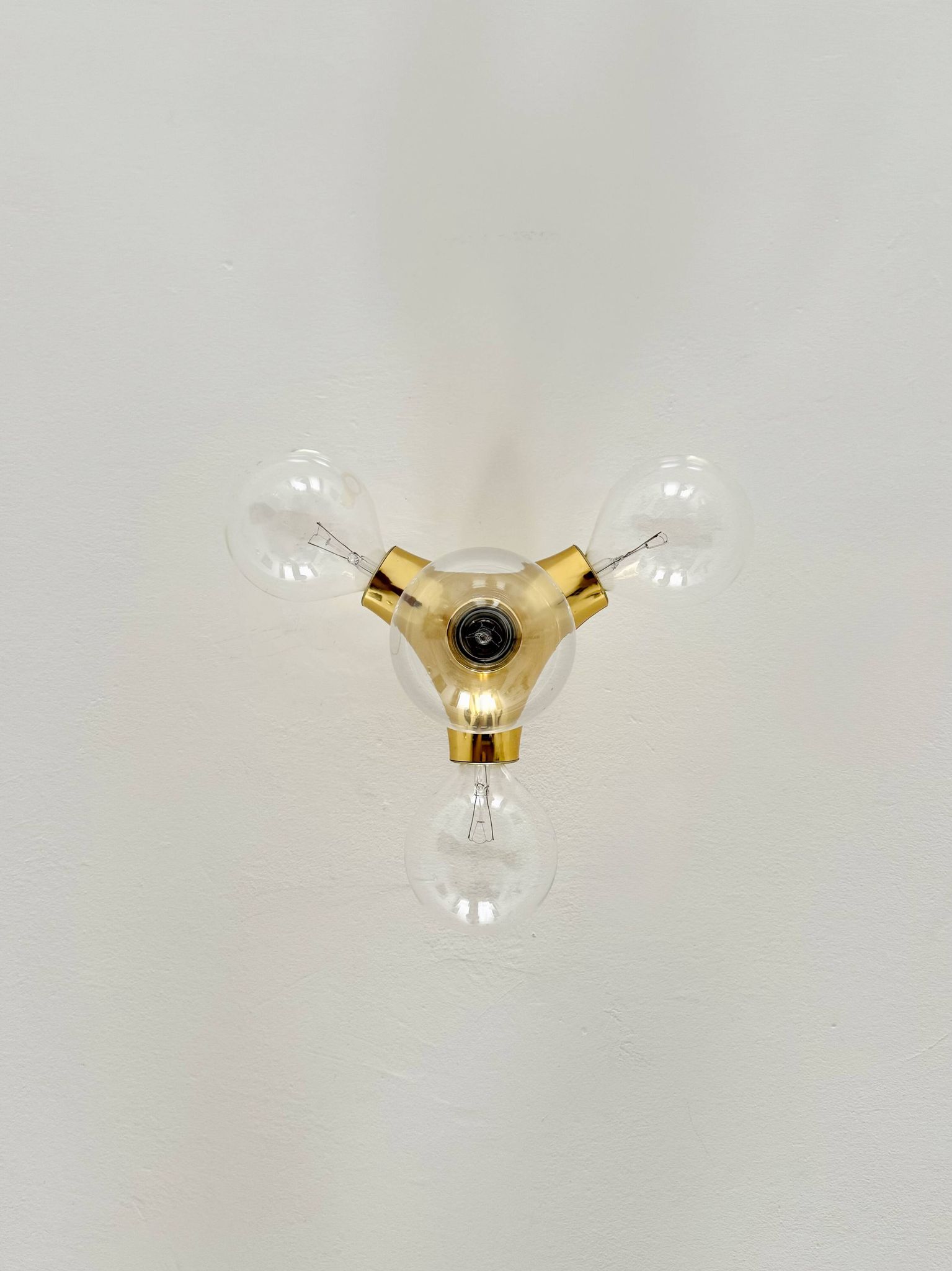 1 of 2 Sputnik Gemini Flush Lamps by Gebrüder Cosack