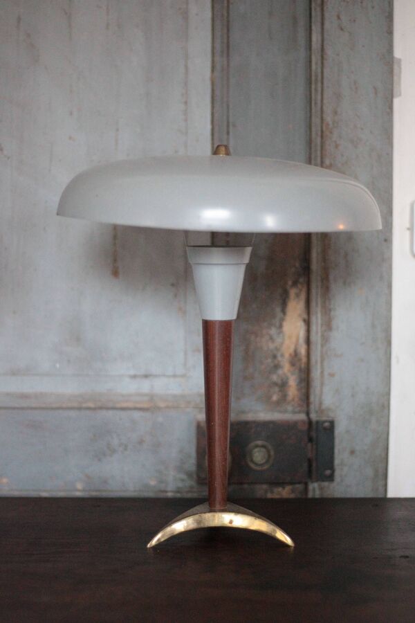 Paire de lampe tripode design des années 50, lampe de chevet, déco