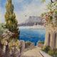 Paintings during watercolors around 1911 signed Views of Marseille