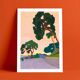 Les hauteurs de Nice - Tirage d'art (A3)