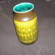 Green vase with geometric decoration jasba w.germany