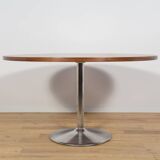 Mid-Century Modern Round Dining Table, Denmark, 1970s