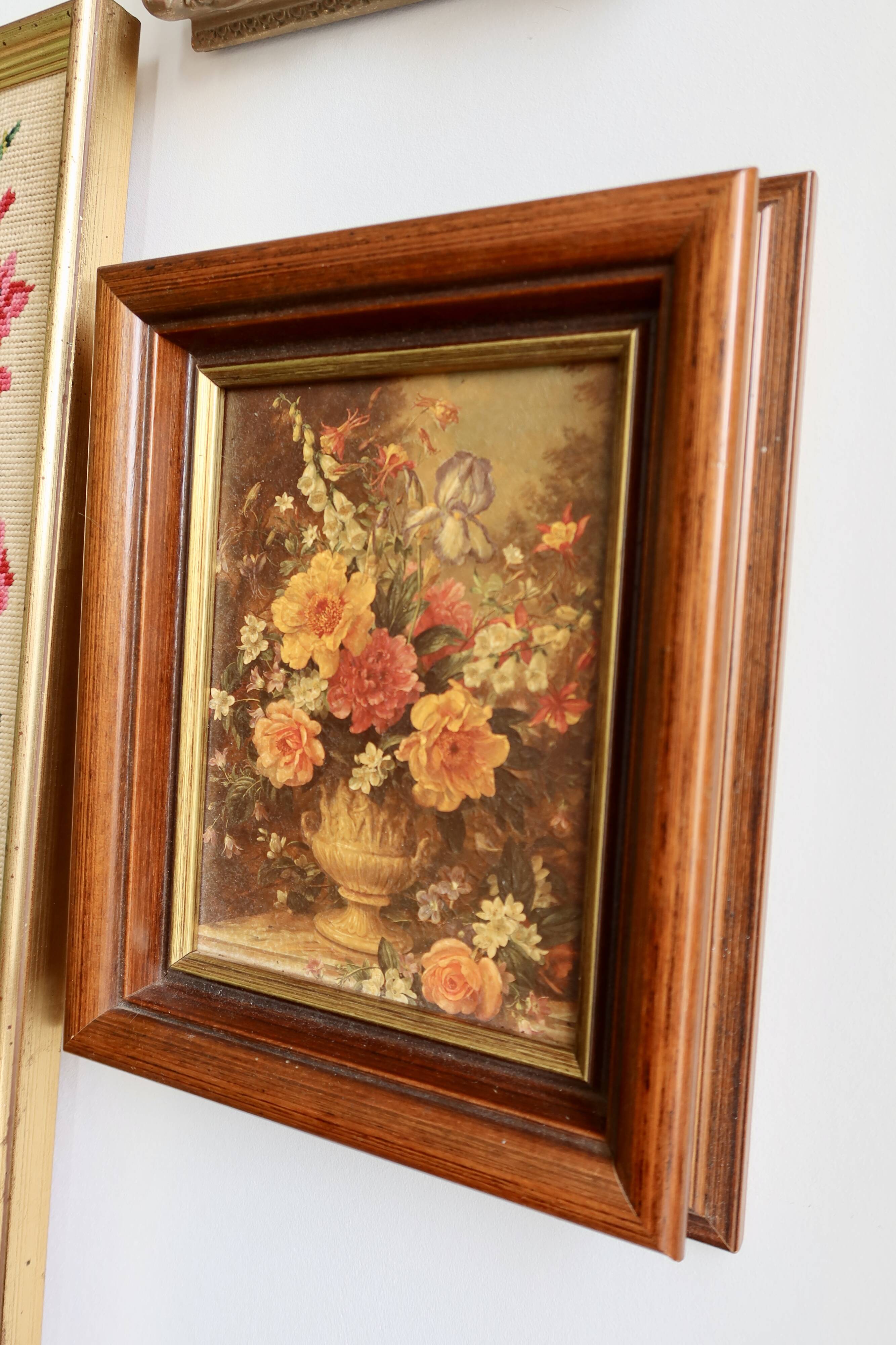 Vintage oil on canvas "The glory of nature" signed A.Williams