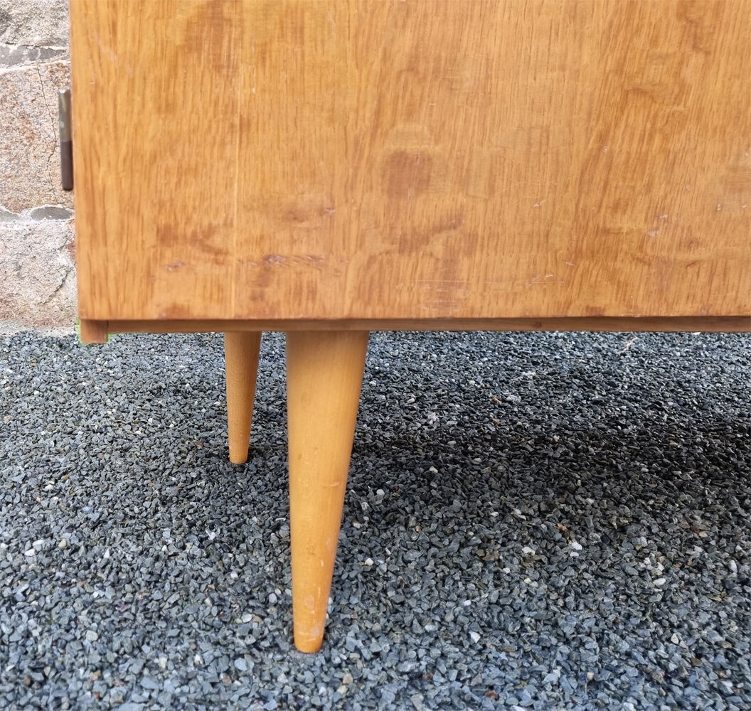 Secretary wardrobe, bookcase, closet, wardrobe, 60s, vintage