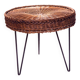 Table tripode rotin tressé