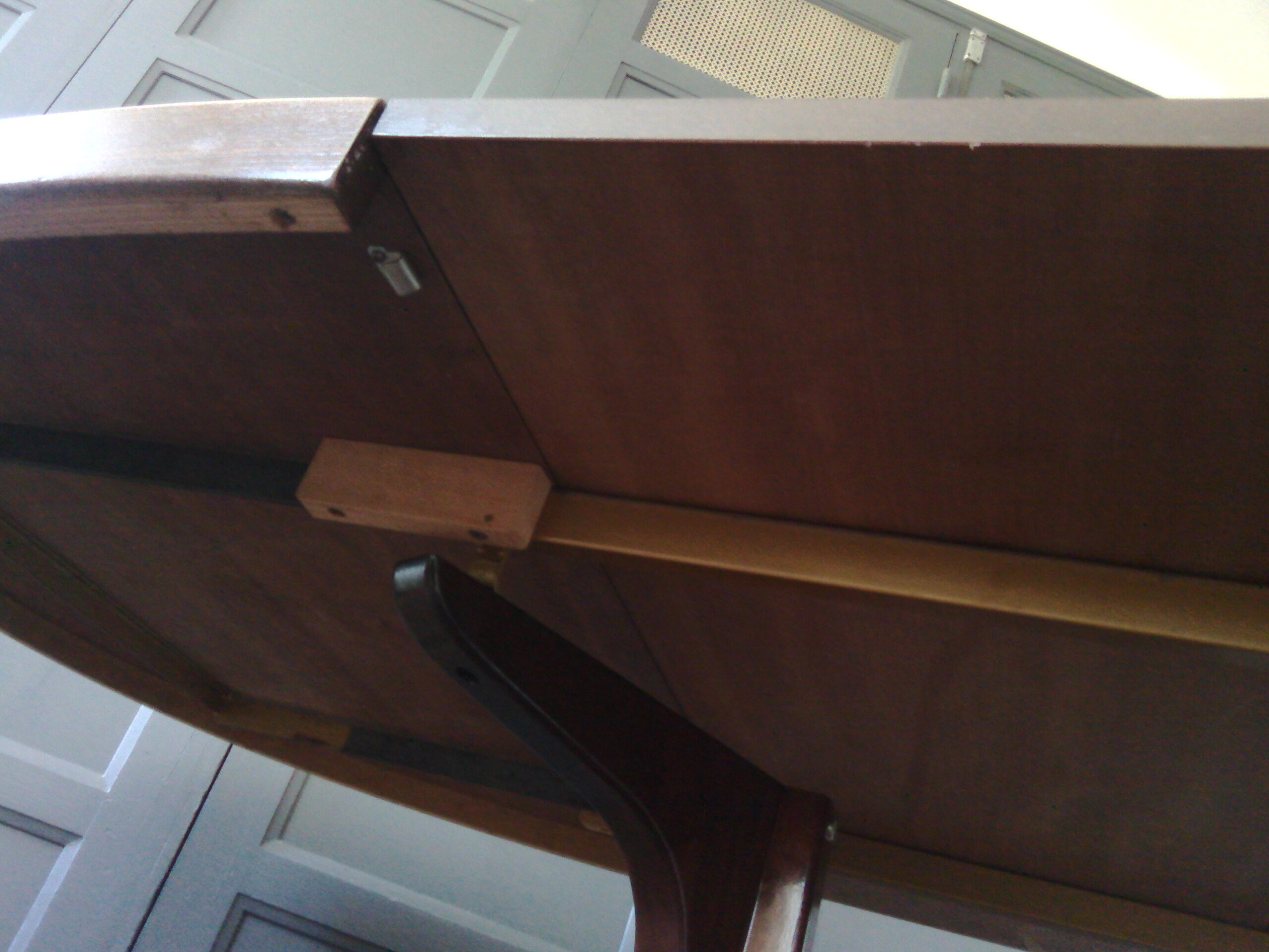 Vintage oval dining table with extensions for Baumann - 1960