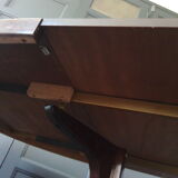 Vintage oval dining table with extensions for Baumann - 1960