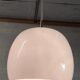 Opaline globe pendant light - mid-20th century