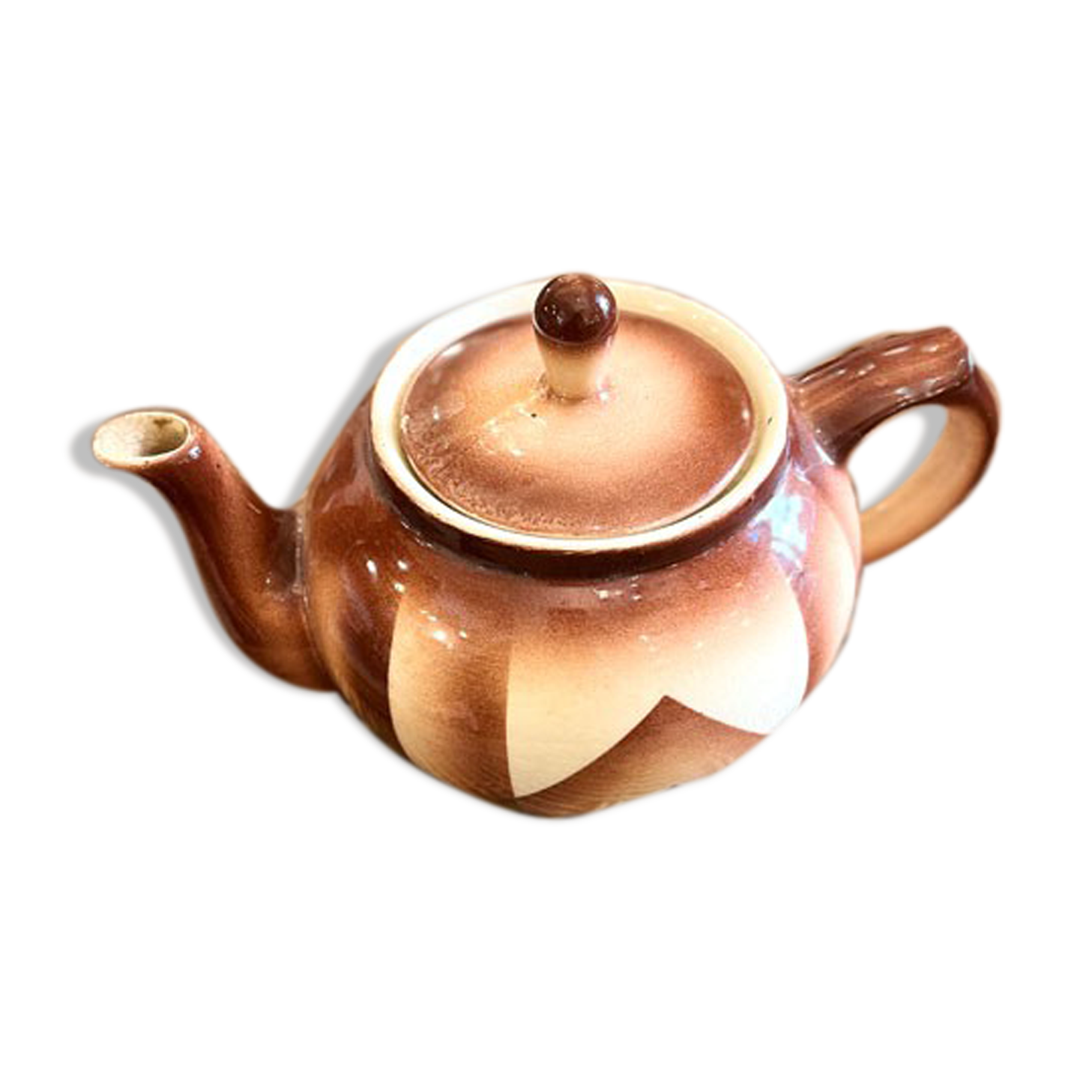 Art Deco teapot in German ceramics, Bunzlau