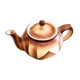 Art Deco teapot in German ceramics, Bunzlau
