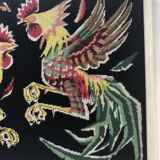 Tapestry vintage cockfight canvas