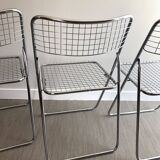 4 "Ted Net" folding chairs by Niels Gammelgaard