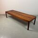 Rare Elegant Mid-Century Rosewood Coffee Table by Pesch. Germany, 1960s.