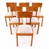Set of six Art Deco chairs, Poland, 1940s.