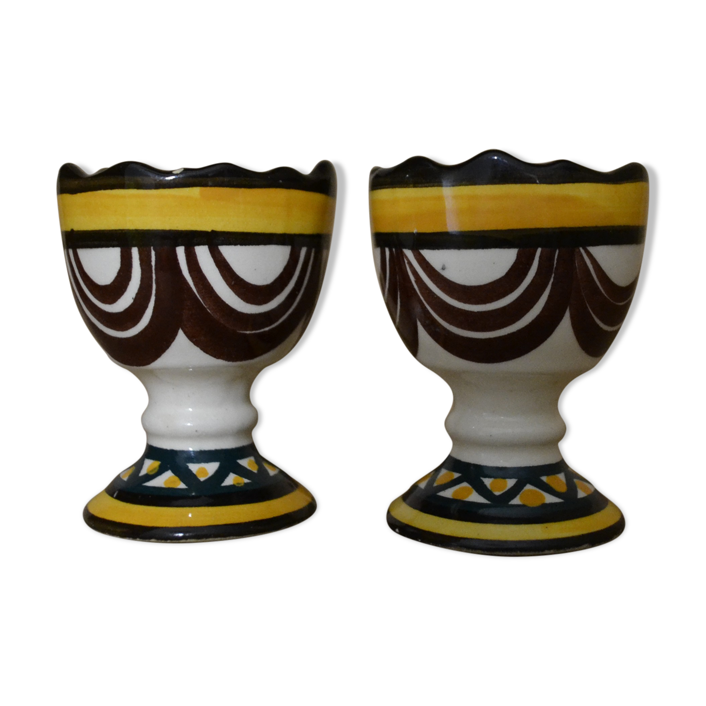 Lot de 2 coquetiers Saint Jean Brevelay