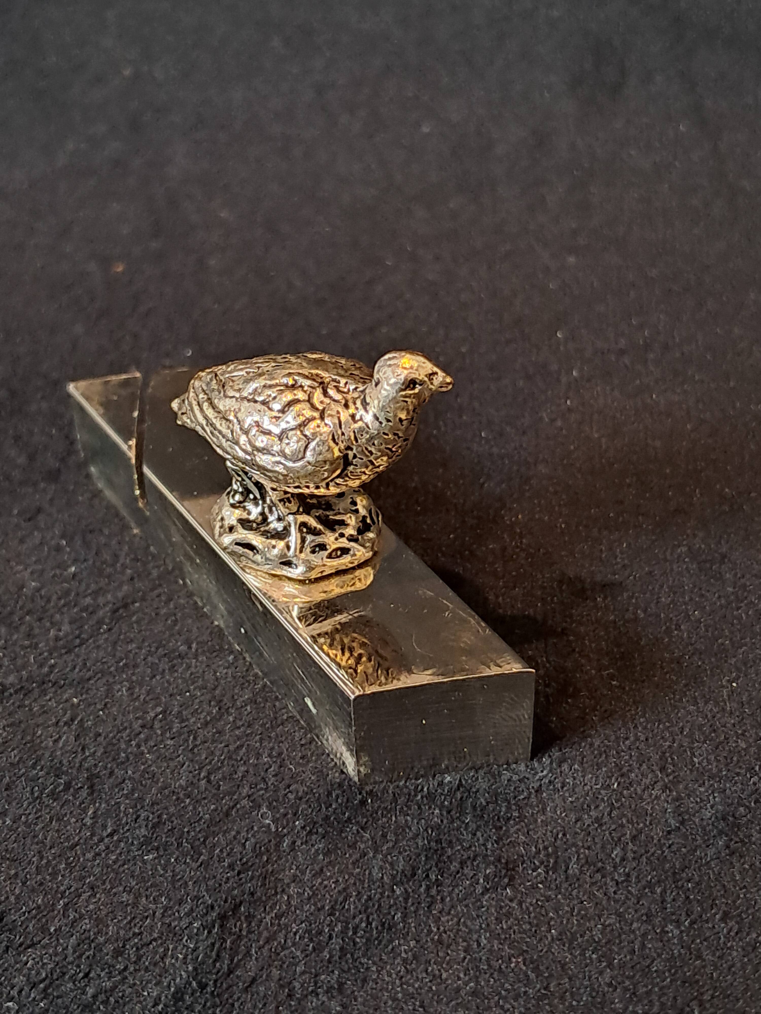 Set of six animal place markers
