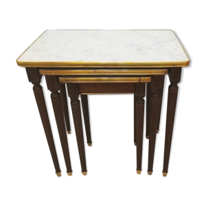 tables gigognes dessus
