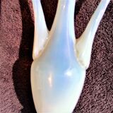 Opaline vase opalescent color