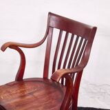 Chaise de bureau Capua d'Adolf Loos – N° 669 – Hêtre, teinte acajou – 1923
