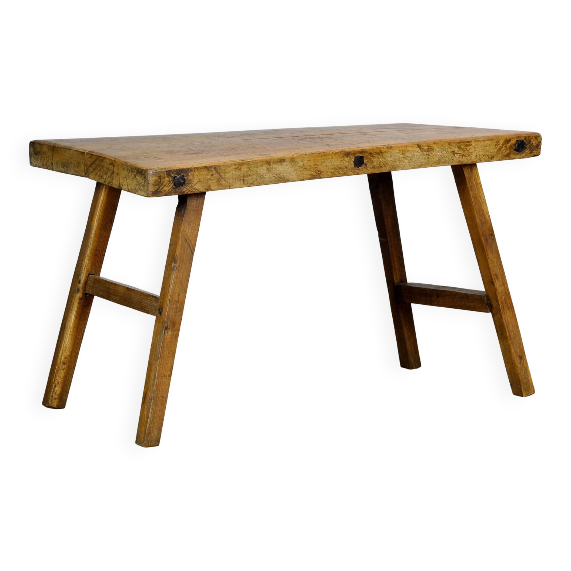 Table de boucher en chêne, vers 1920