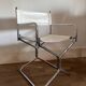 Mid-century director's chair Lafuma vintage chair from the 70s.