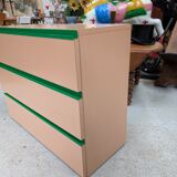 Vintage pink chest of drawers