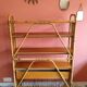 Vintage rattan bookshelf