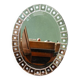 Beveled glass mirror and glass plates