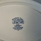 Oval plate Staffordshire England