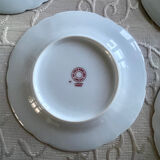 12 Haviland Limoges dessert plates.