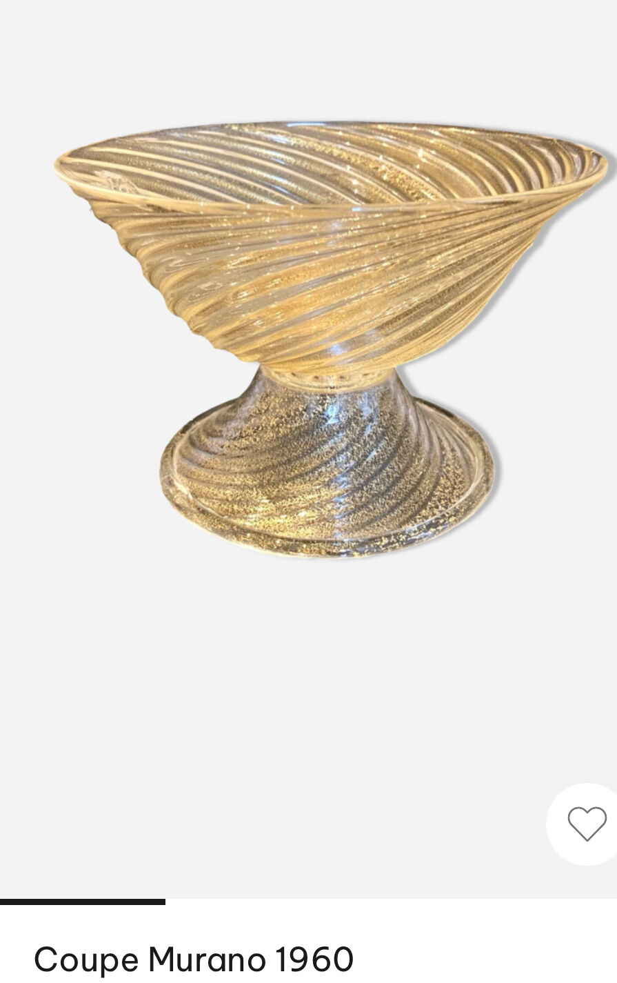 Murano glass bowl 1960