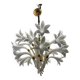 Midcentury Murano Glass Flower Chandelier by Franco Luce