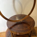 English tea table, with system, modular shelf and removable top, 1920