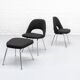 Conference dining chairs set 1970s