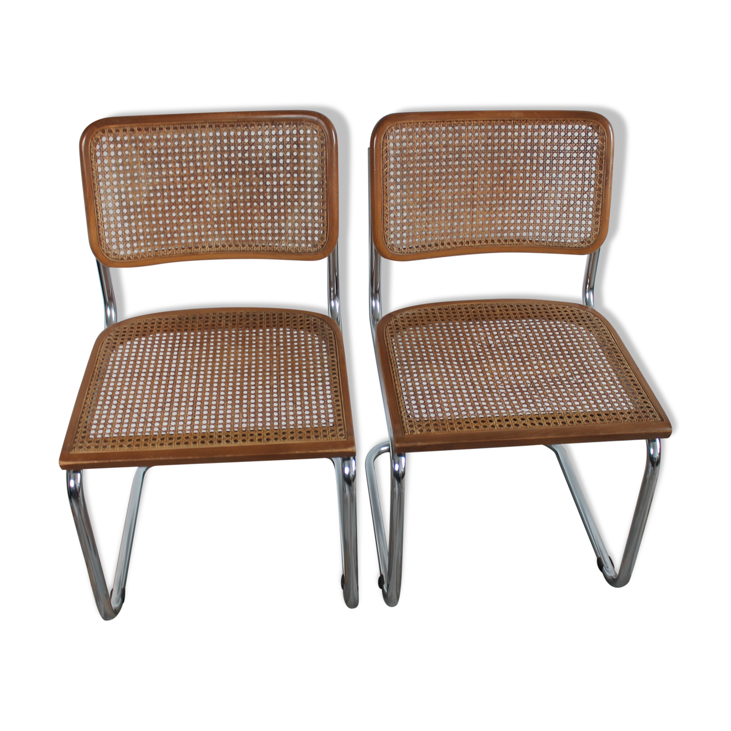 Lot 2 chairs Marcel Breuer Cesca B32