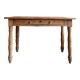 Table with turned legs in solid oak (renovated)