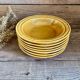 7 deep plates Gien France