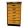 Mini commode vintage en bois avec plateau en formica