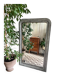 Antique mirror in stucco and wood