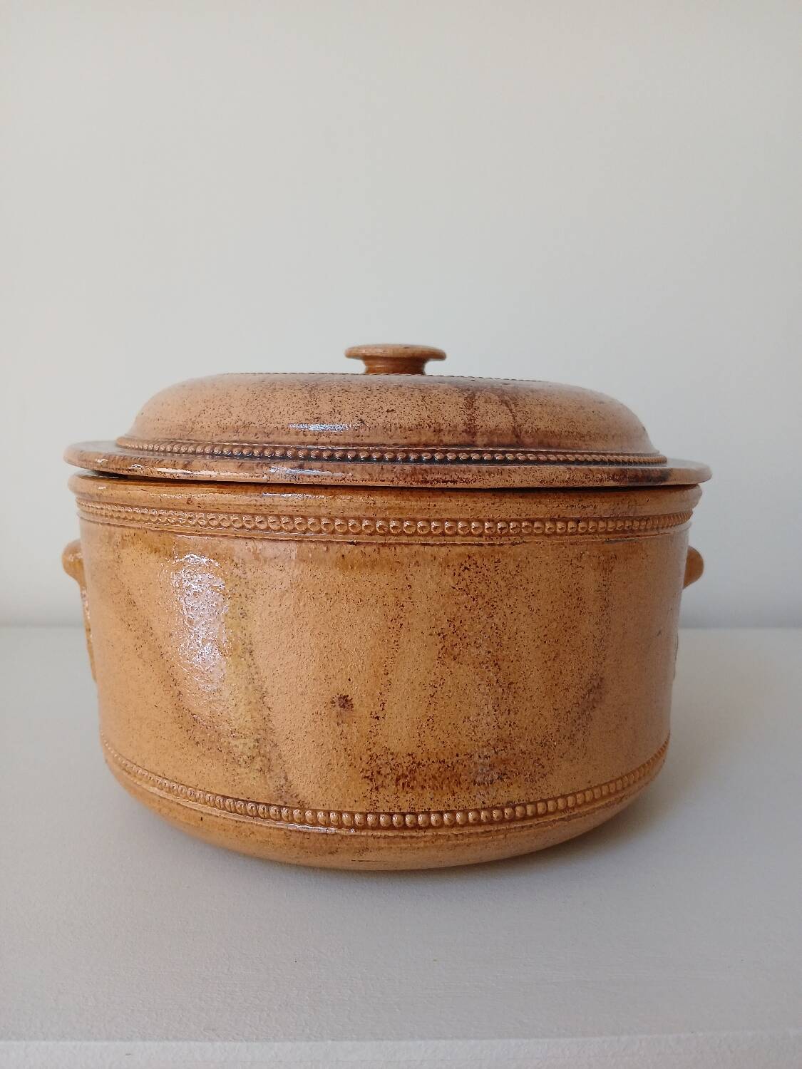 Vegetable salad bowl terracotta pottery